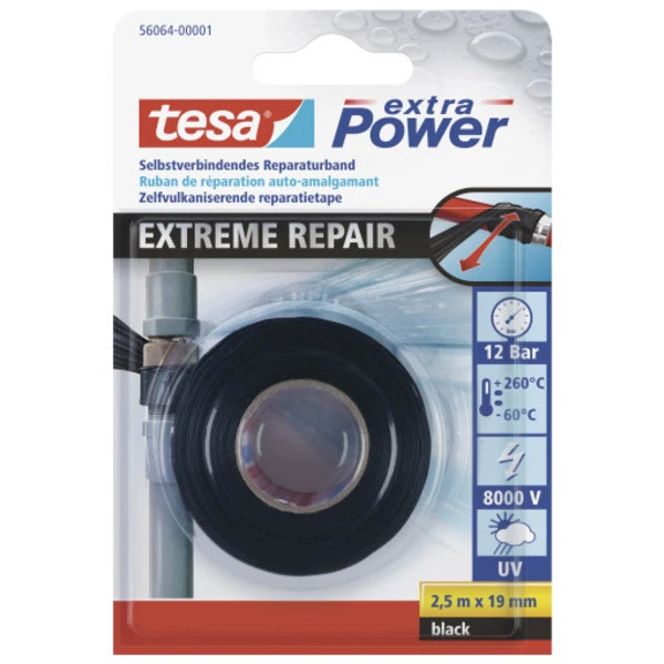 Tesa POWER EXTREME REPAIR REPARATURBAND Reparaturbedarf SCHWAR 3 Tesa POWER EXTREME REPAIR REPARATURBAND Reparaturbedarf SCHWAR