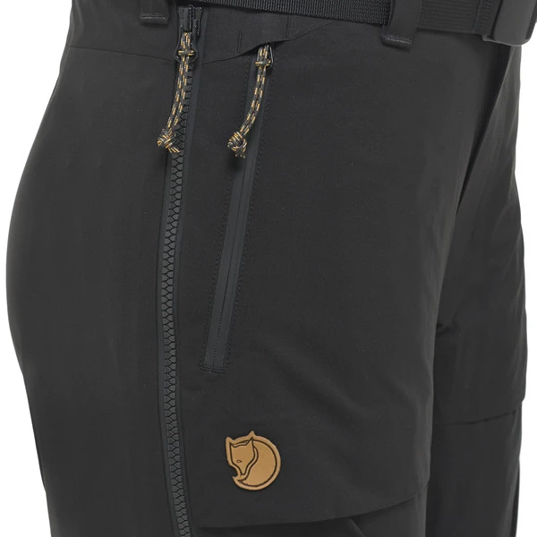 FJÄLLRÄVEN Fjällräven KEB ECO-SHELL TROUSERS W Damen Hardshellhose BLACK 6 FJÄLLRÄVEN Fjällräven KEB ECO-SHELL TROUSERS W Damen Hardshellhose BLACK – Bild 4