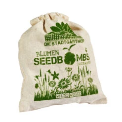 Die Stadtgärtner SEEDBOMBS 8ER JUTEBEUTEL WILDE WIESE