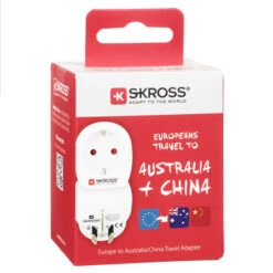 SKROSS EUROPE TO AUS Reisestecker NOCOLOR -Outdoorartikel 311756 c travel adapter australien skross 1