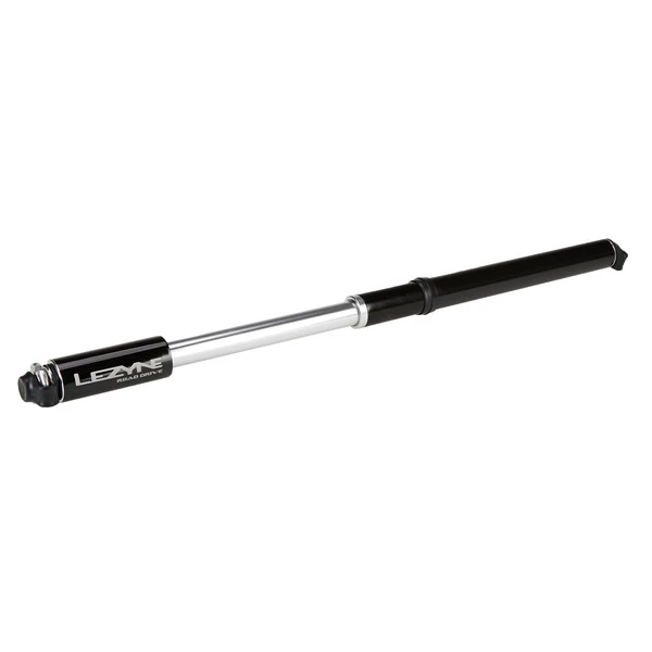 Lezyne MINIPUMPE ALU. CNC ROAD DRIVE MEDIUM, 160PSI Luftpumpe HIGH-POLISH BLACK – Bild 2