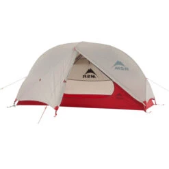 MSR HUBBA NX Einpersonenzelt LIGHT GRAY/RED -Outdoorartikel 5637334804 f hubba nx msr 24