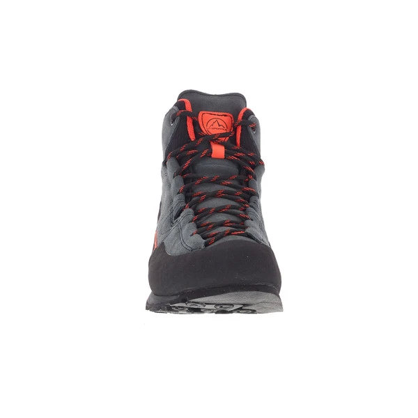 La Sportiva BOULDER X MID Herren Zustiegsschuhe CARBON/FLAME 6 La Sportiva BOULDER X MID Herren Zustiegsschuhe CARBON/FLAME – Bild 4