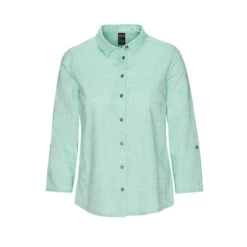 Jack Wolfskin EMERALD LAKE SHIRT W Damen Outdoor Bluse LIGHT JADE