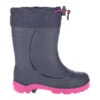 Kamik SNOBUSTER1 Kinder Gummistiefel Gefüttert NAVY MAGENTA-MARINE MAGENTA