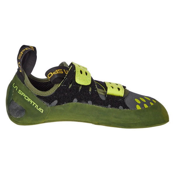 La Sportiva GECKOGYM VEGAN Unisex Kletterschuhe OLIVE/NEON 3 La Sportiva GECKOGYM VEGAN Unisex Kletterschuhe OLIVE/NEON