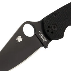 Spyderco PARA-MILITARY 2 BLACK G10 PLAIN Klappmesser NOCOLOR -Outdoorartikel 5637880362 d paramilitary 2 black g10 plain spyderco 24