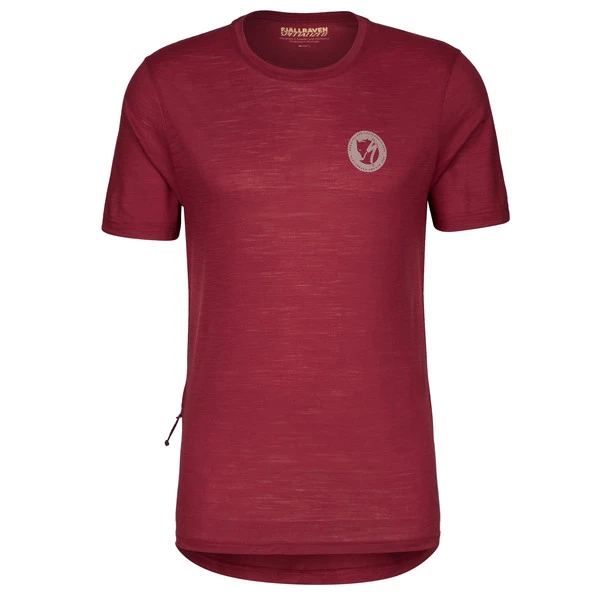 FJÄLLRÄVEN Fjällräven S/F WOOL T-SHIRT M Herren Funktionsshirt POMEGRANATE RED 3 FJÄLLRÄVEN Fjällräven S/F WOOL T-SHIRT M Herren Funktionsshirt POMEGRANATE RED