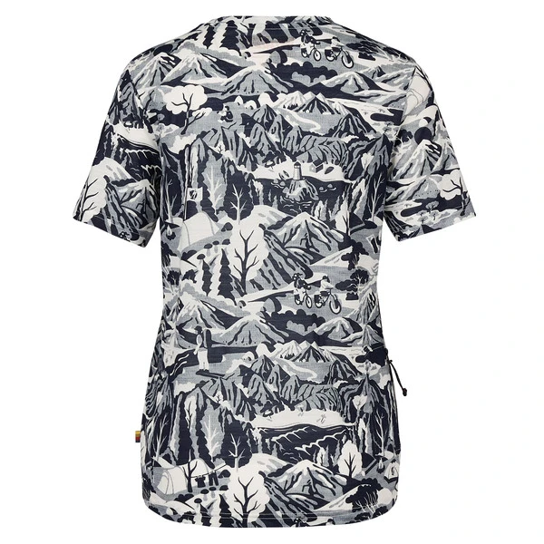 FJÄLLRÄVEN Fjällräven S/F WOOL CALISWE T-SHIRT W Damen Funktionsshirt NAVY-EGGSHELL 4 FJÄLLRÄVEN Fjällräven S/F WOOL CALISWE T-SHIRT W Damen Funktionsshirt NAVY-EGGSHELL – Bild 2