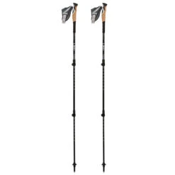 Leki CROSS TRAIL LITE TA Trekkingstöcke BLACK-WHITE-LIGHTBLUE