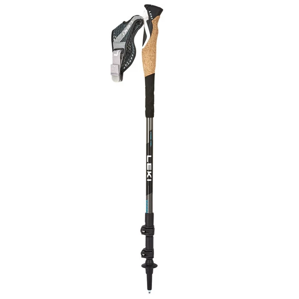 Leki CROSS TRAIL LITE TA Trekkingstöcke BLACK-WHITE-LIGHTBLUE 4 Leki CROSS TRAIL LITE TA Trekkingstöcke BLACK-WHITE-LIGHTBLUE – Bild 2