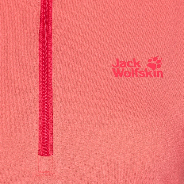 Jack Wolfskin TOURER HALFZIP T W Damen Funktionsshirt DESERT ROSE 6 Jack Wolfskin TOURER HALFZIP T W Damen Funktionsshirt DESERT ROSE – Bild 4