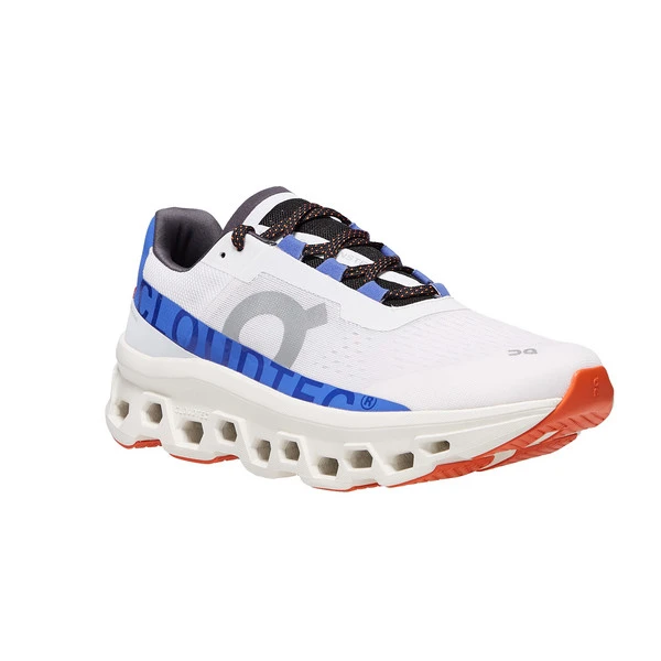 On CLOUDMONSTER Herren Laufschuhe WHITE 4 On CLOUDMONSTER Herren Laufschuhe WHITE – Bild 2