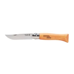 Opinel CARBON NICHT ROSTFREI BLISTER Klappmesser BUCHE