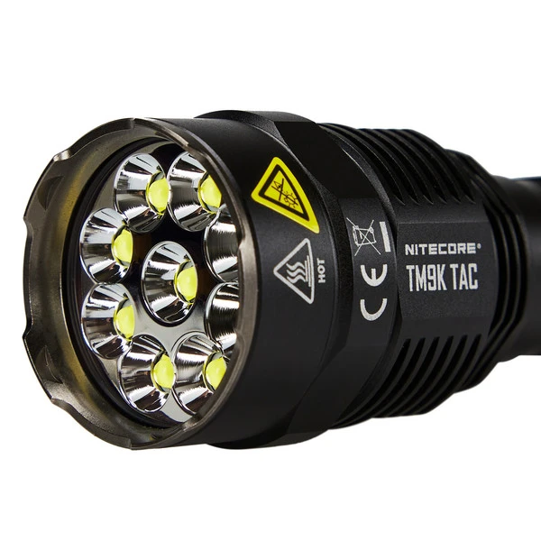 Nitecore TM9K TAC Taschenlampe BLACK 5 Nitecore TM9K TAC Taschenlampe BLACK – Bild 3