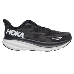 Hoka One One CLIFTON 9 Herren Laufschuhe BLACK / WHITE