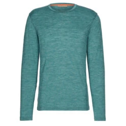 Icebreaker M SPHERE II LS TEE Herren Langarmshirt GREEN GLORY HTHR
