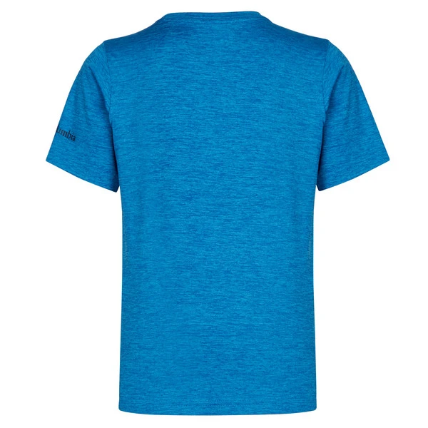 Columbia MOUNT ECHO SHORT SLEEVE GRAPHIC SHIRT Kinder Funktionsshirt BLUE – Bild 2