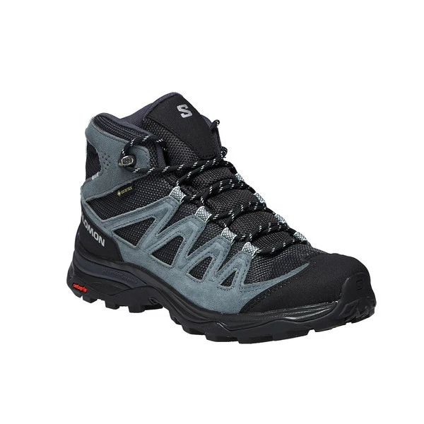 Salomon X WARD LEATHER MID GORE-TEX Damen Wanderstiefel INDIA INK 4 Salomon X WARD LEATHER MID GORE-TEX Damen Wanderstiefel INDIA INK – Bild 2