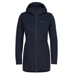 Jack Wolfskin WINDHAIN COAT W Damen Softshelljacke NIGHT BLUE