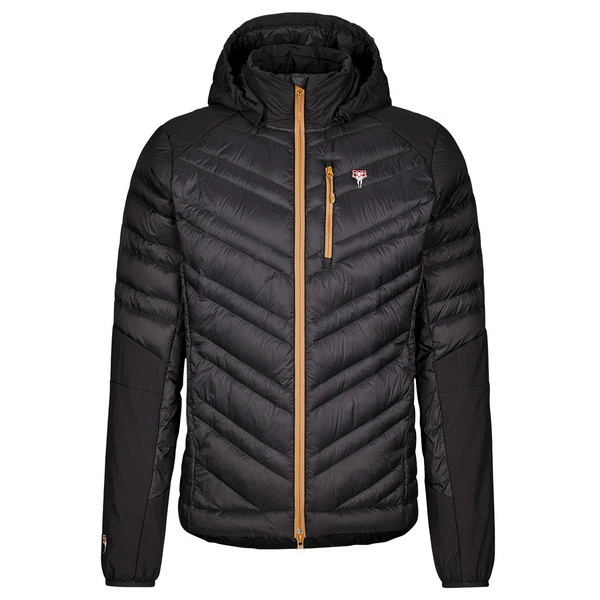 Grüezi Bag LIGHTFUL DOWNWOOL JACKET M Herren Daunenjacke BLACK - MUSTARD 3 Grüezi Bag LIGHTFUL DOWNWOOL JACKET M Herren Daunenjacke BLACK - MUSTARD