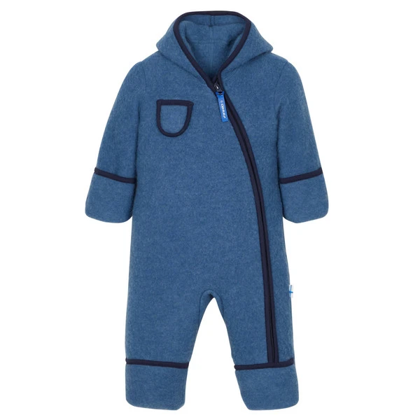 Finkid PUKU WOOL Kinder Overall REAL TEAL/NAVY 4 Finkid PUKU WOOL Kinder Overall REAL TEAL/NAVY – Bild 2