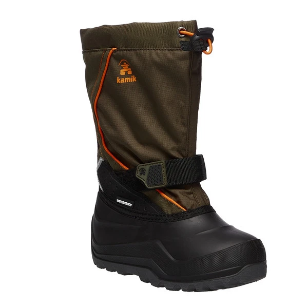 Kamik SNOWFALL2 Kinder Winterstiefel DARK OLIVE-OLIVE FONCÉ 4 Kamik SNOWFALL2 Kinder Winterstiefel DARK OLIVE-OLIVE FONCÉ – Bild 2