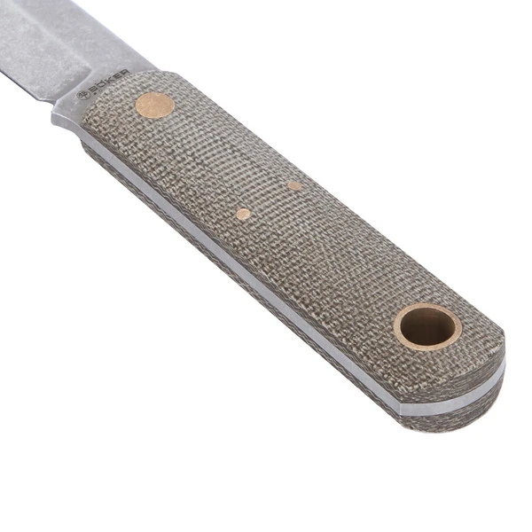 Böker Manufaktur Solingen BARLOW BFF MICARTA Feststehendes Messer GRÜN 6 Böker Manufaktur Solingen BARLOW BFF MICARTA Feststehendes Messer GRÜN – Bild 4