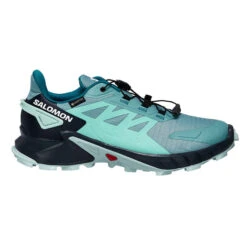Salomon SUPERCROSS 4 GORE-TEX Damen Trailrunningschuhe DUSTY TURQUOISE / INDIA INK /