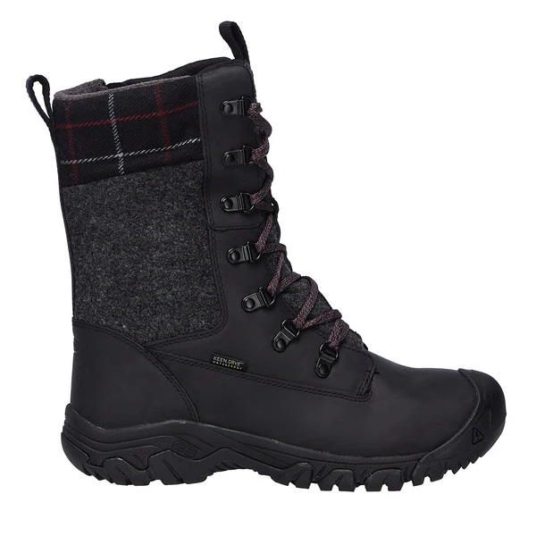 Keen GRETA TALL BOOT WP W Damen Winterstiefel BLACK/BLACK PLAID 3 Keen GRETA TALL BOOT WP W Damen Winterstiefel BLACK/BLACK PLAID