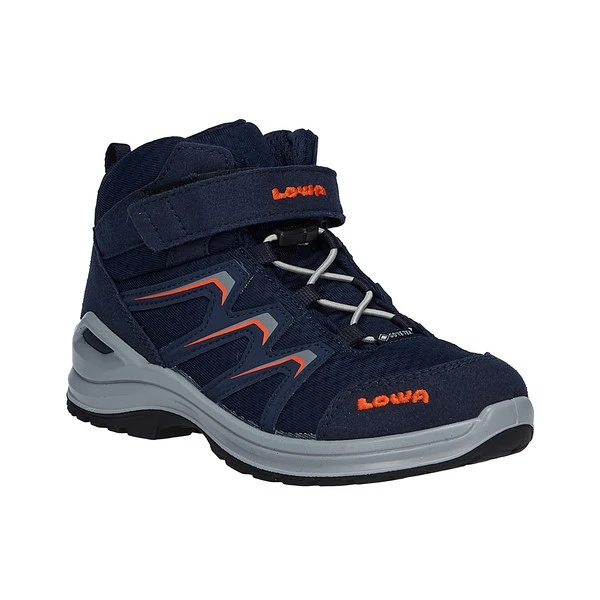 Lowa MADDOX GTX MID JUNIOR Kinder Wanderstiefel NAVY/FLAME 4 Lowa MADDOX GTX MID JUNIOR Kinder Wanderstiefel NAVY/FLAME – Bild 2