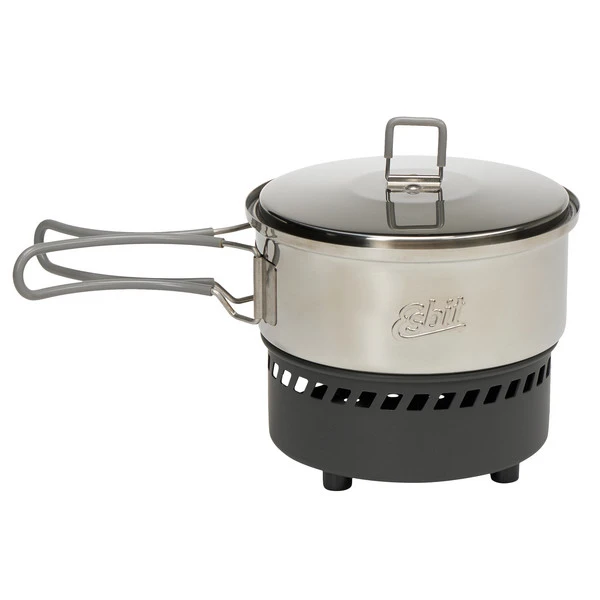 Esbit TROCKENBRENNSTOFF-KOCHSET, 1000ML, FÜR 27G ODER 14G TABLETTE EDELSTAHL/GRAU