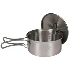 Esbit EDELSTAHL-TOPF, 1.100ML Kochtopf EDELSTAHL -Outdoorartikel 5638110625 f edelstahl topf 11000ml esbit 24